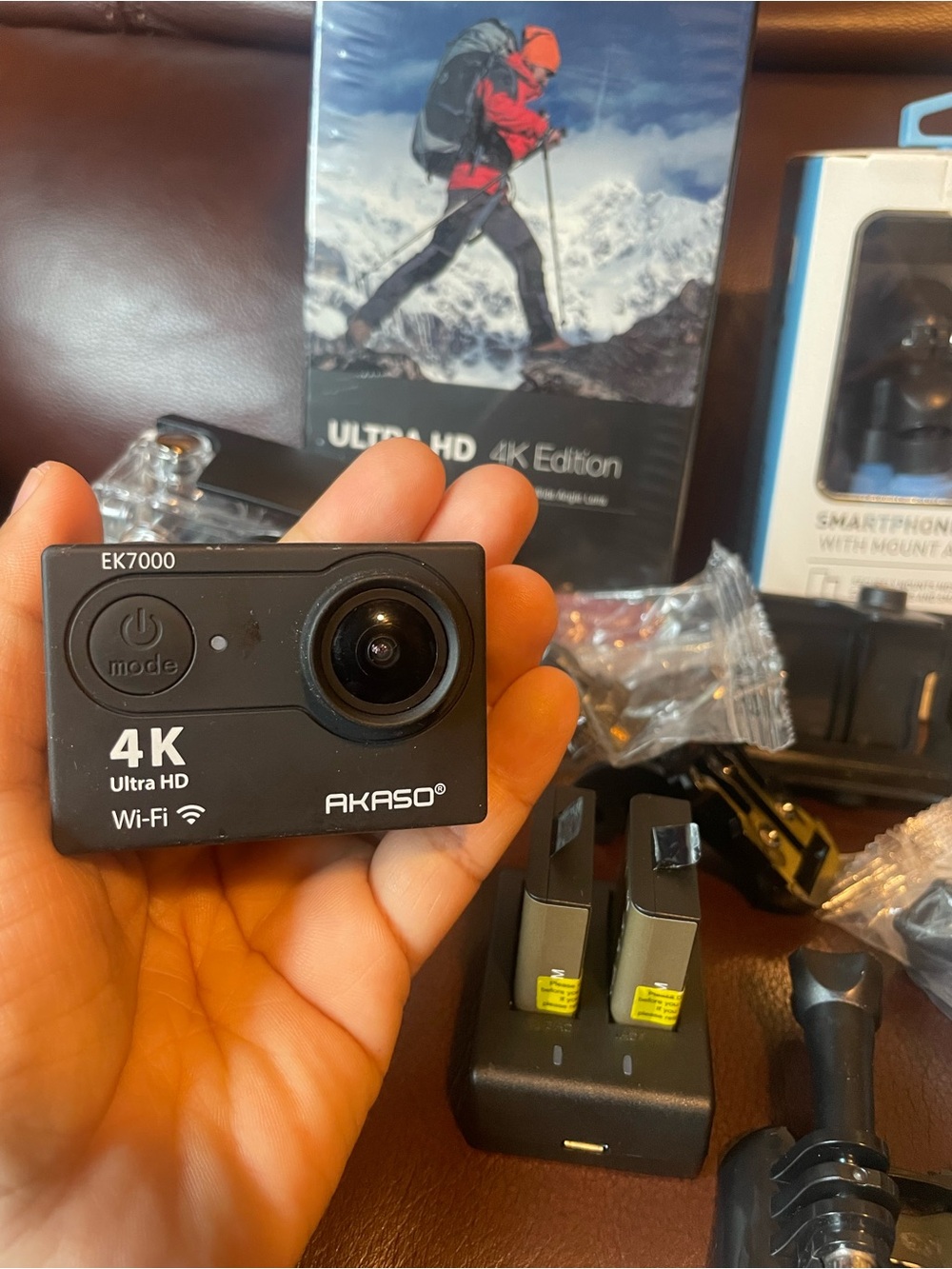EK7000 4K Ultra HD Action Camera - Black